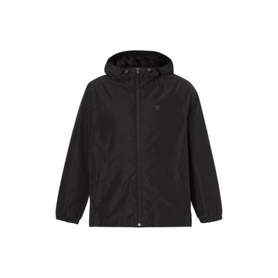 Водонепроницаемая куртка с капюшоном и логотипом, женская куртка, черная A6SGH-001