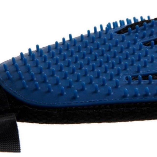 Gant de toilettage - Brosse - Massage - Facile à nettoyer - Pour chien et chat - Taille moyenne