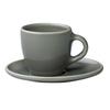 TOPO Cup Saucer 80ml Gray 26546 &
