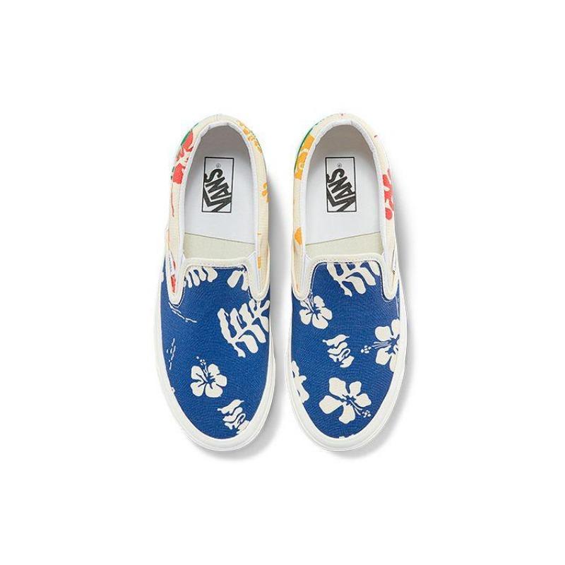 Vans Slip-On DX Canvas Floral Print Low Top Unisex Skate Shoes Multicolor VN0A5KX8AWD