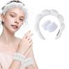 1 Set Sponge Headband Wristband Water Absorbent Face Washing SPA Padded Hair Band Elastic Wrist