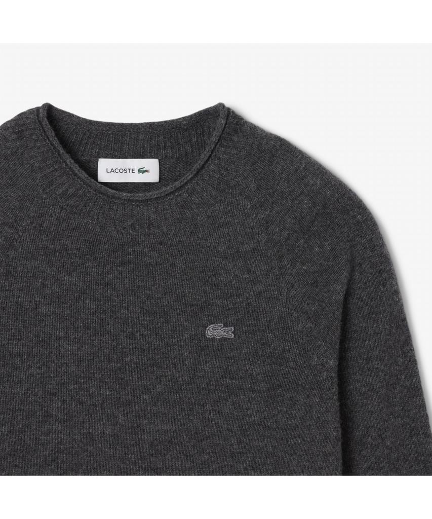 LACOSTE Women'S Carded Wool Crew Neck Sweater Af4160-55N 050