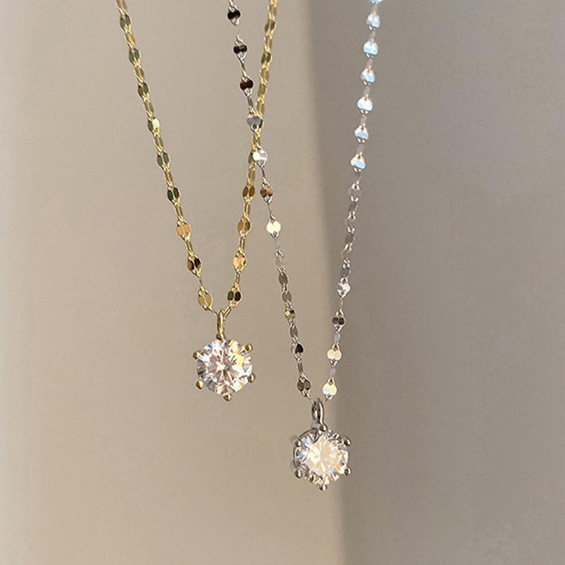 Блестящая тонкая линия, простое колье-колье, женские украшения Collana Bijoux