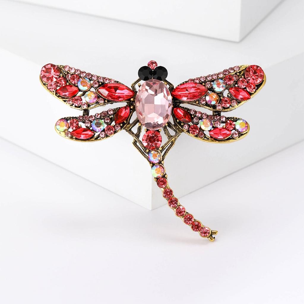 Wind Creative Design Insect Brooch Fashion Dragonfly Brooch Brooch, Simple Temperament Clothing Accessories