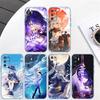 RA14 Genshin Impact Прозрачный чехол для телефона для Samsung Galaxy A04 A04S A14 A23 A34 A54 M23 M33 M52 M53