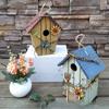 Деревенский деревянный скворечник, скворечник, открытый сад, двор, дерево, подвесное украшение