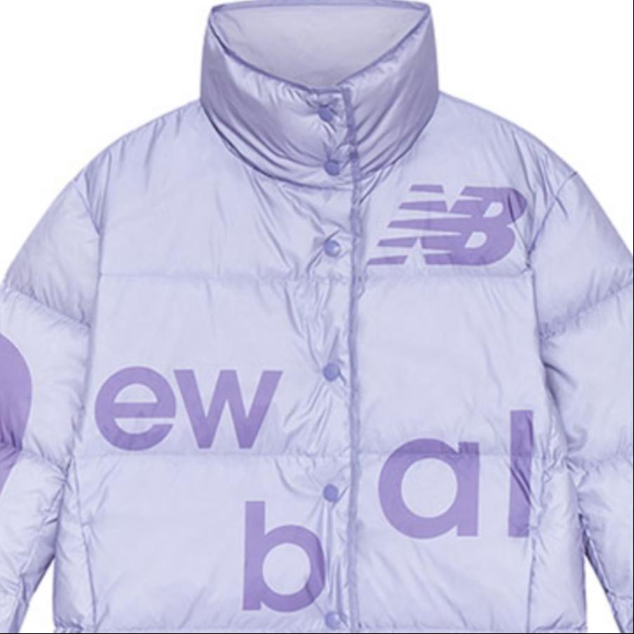 New Balance Down Jackets Women's Purple Stand Collar Moderate Other 5PB4U152-DV