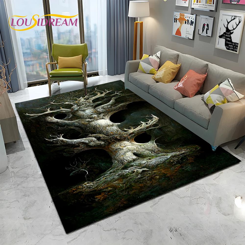 Природа Древо жизни викингов скандинавский Иггдрасиль ковер ковер для дома гостиная спальня диван коврик декор, детский коврик нескользящий коврик