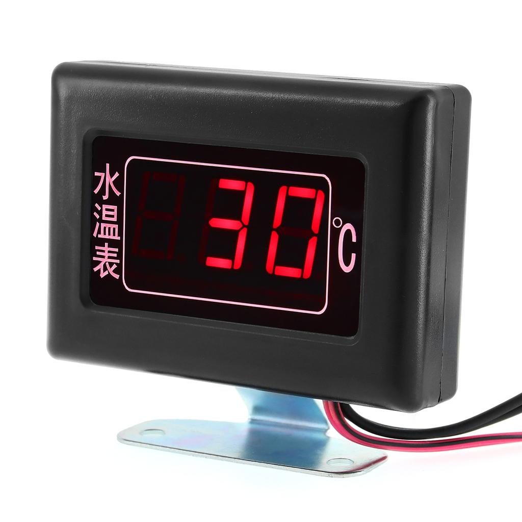 New Digital Water Temperature Gauge Kits & Sensor Plug Water Tempe Sensor 10MM 1/8 NPT for Car Engin Fit for 12V~24V Car