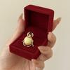 Макаронный цвет Ретро Кольцо с насекомым Панк стиль Эмалевое кольцо с жуком Дерзкий вид Кольцо-открывашка с жуком Пара