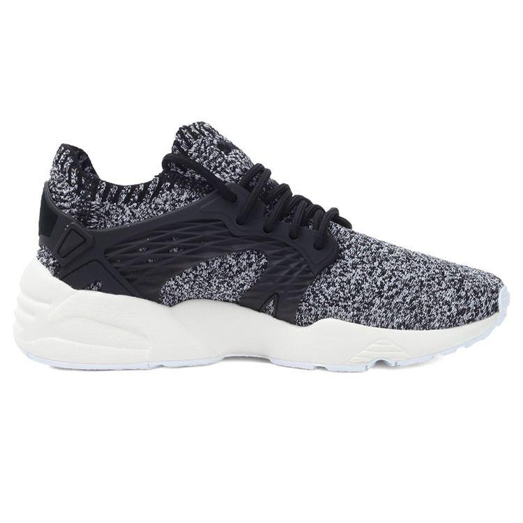 Puma Кроссовки для бега Blaze Cage Evoknit с низким верхом Женские кроссовки Черно-белые 364113-01