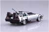Aoshima Bunka Kyozai Movie Mecha Series Back To the Future Pullback Time Machine Scale Plastic Model No.11 Part.1 1/43