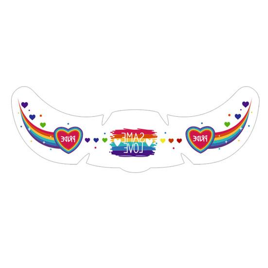Freckle Temporary Tattoos, Waterproof & Long Lasting Face Stickers, Rainbow Color Makeup Decals for Festival, Party, Halloween
