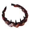 Non-Slip High Skull Headband Toothed Comb Comb Headband Headbands For Women  Daily Autumn Winter