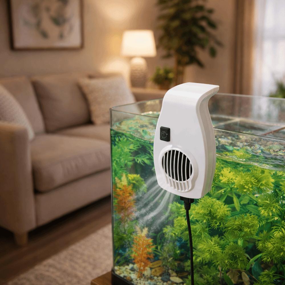 Low Noise Aquarium Chiller Fan Energy Efficient USB Cooling Fan Aquarium External Fan Aquarium