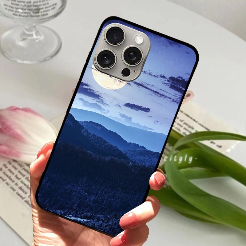 Popular Patterns For iPhone 15 Plus Case On iPhone15 Soft Silicone TPU Phone Cover For iPhone 15 Pro Max Protector Coque Funda