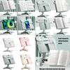 Angles Height Adjustable Book Holder Reading Stand with Page Clip Foldable Bookstand for Textbook Music Sheet Tablet