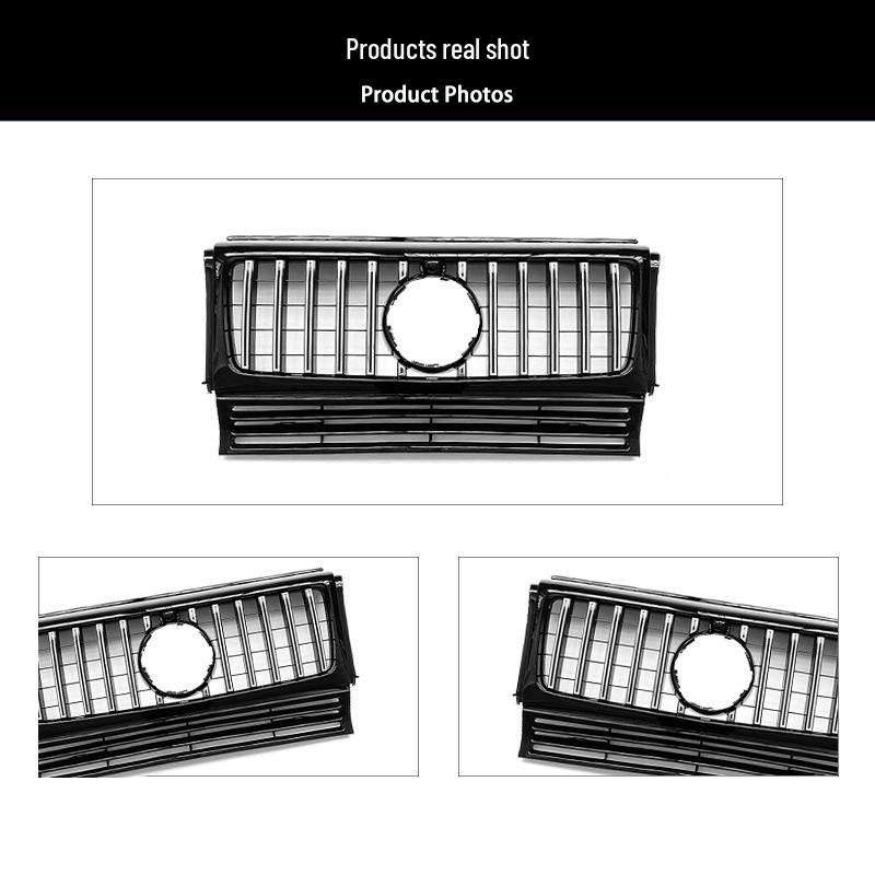 GT Silver Edition Front Grille Replacement for 1990-2018 Mercedes-Benz G-Class W463