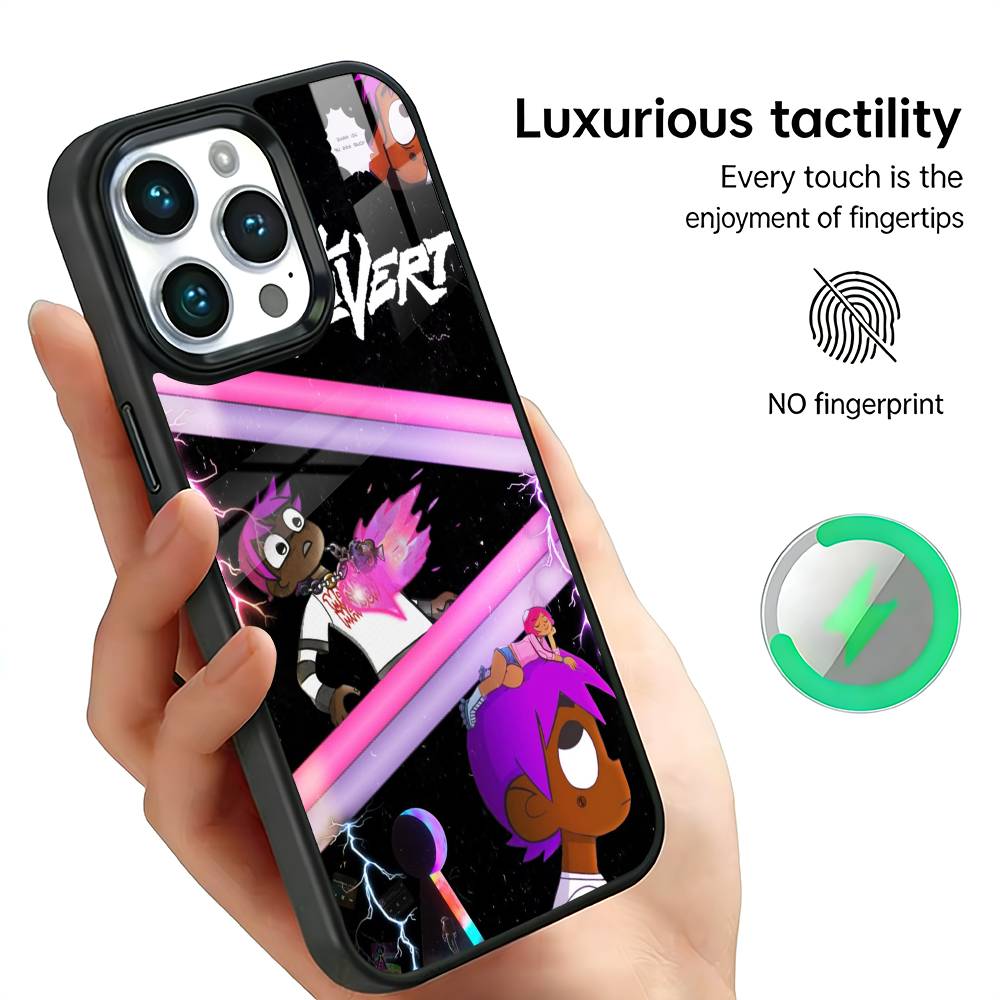 Чехол для телефона L-Lil Uzi V-Vert Rapper для iPhone17,16,15,14,13,12,11 Plus,Pro Max Для беспроводной зарядки Magsafe