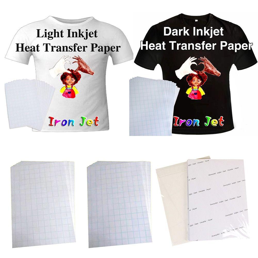 Cloth Thermal Inkjet Sublimation Printing Paper Heat Transfer Paper T-Shirt Light Fabric Painting
