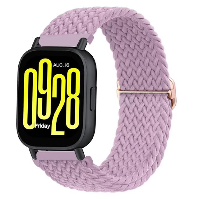 Плетеный solo loop ремешок для Redmi watch 5 active Аксессуары для умных часов сменный ремень браслет correa Redmi watch 5 lite Ремешок