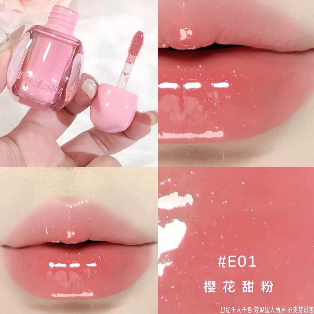 Pinkbear Pinkbear Small Light Bulb 2.0 Essence Lip Gloss Lipstick Mirror Moisturizing Lip Care Essence Lipstick