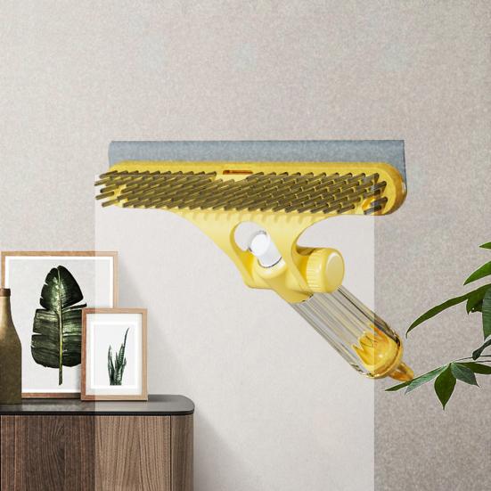 Стеклоочиститель Эргономичная ручка 3-в-1 Инструмент для мытья окон со спреем