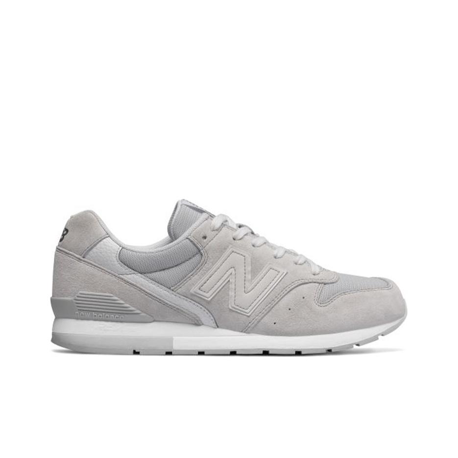 New Balance Nb 996 Удобные Сетчатые Замшевые Синтетическая Кожа Низкие Повседневные Беговые Кроссовки Унисекс Кроссовки Светло-серый MRL996PH