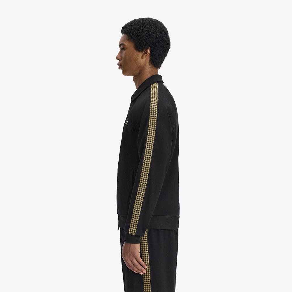 Fred Perry [Sharp] Cross Tape Track Jacket - Black Afpm2612302-102