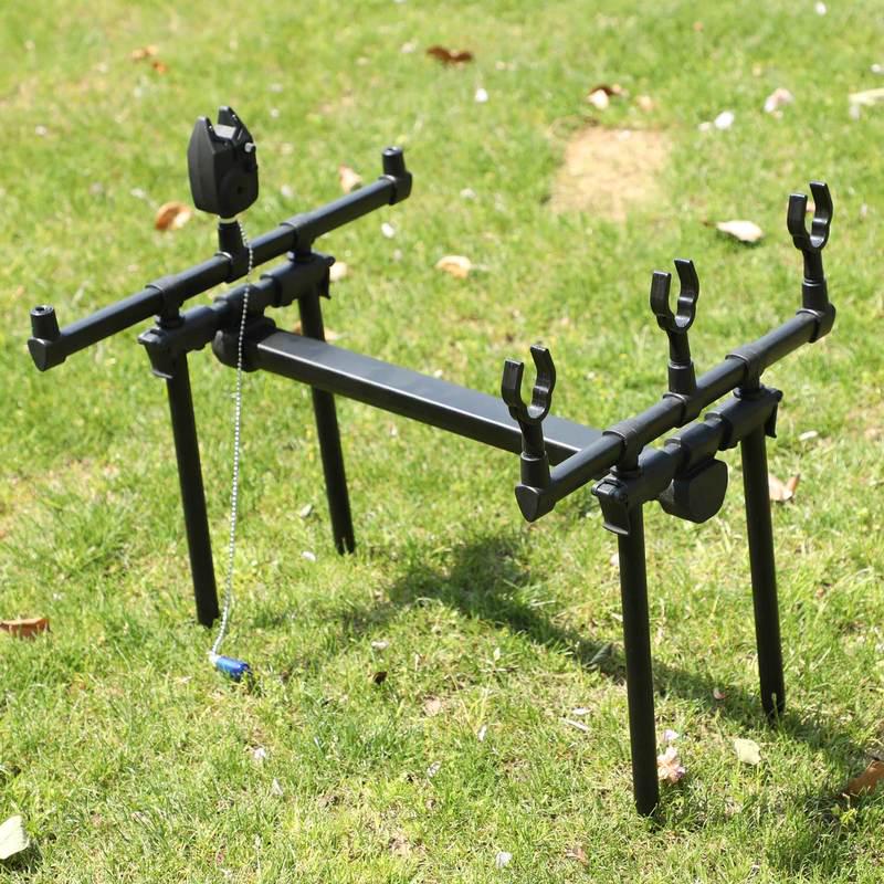 Рамка для удочки Регулируемая алюминиевая U-образная опора для удочки Подставка для удочки Рыболовные снасти