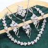 Atmosphere Full of Diamond Zircon Lady Jewelry Set Stand Alone