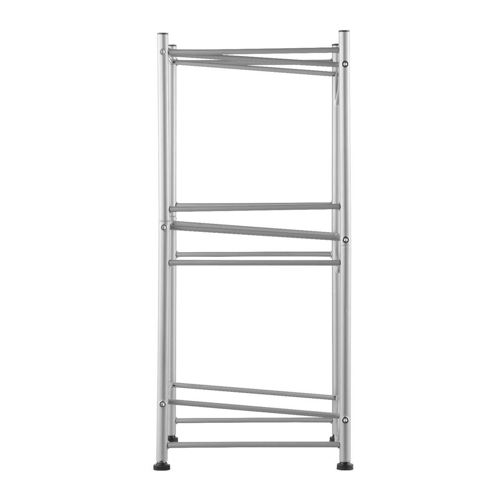 3 Tiers Water Jug Holder Single Row Water Bottle Rack for 3 Bottles Silver