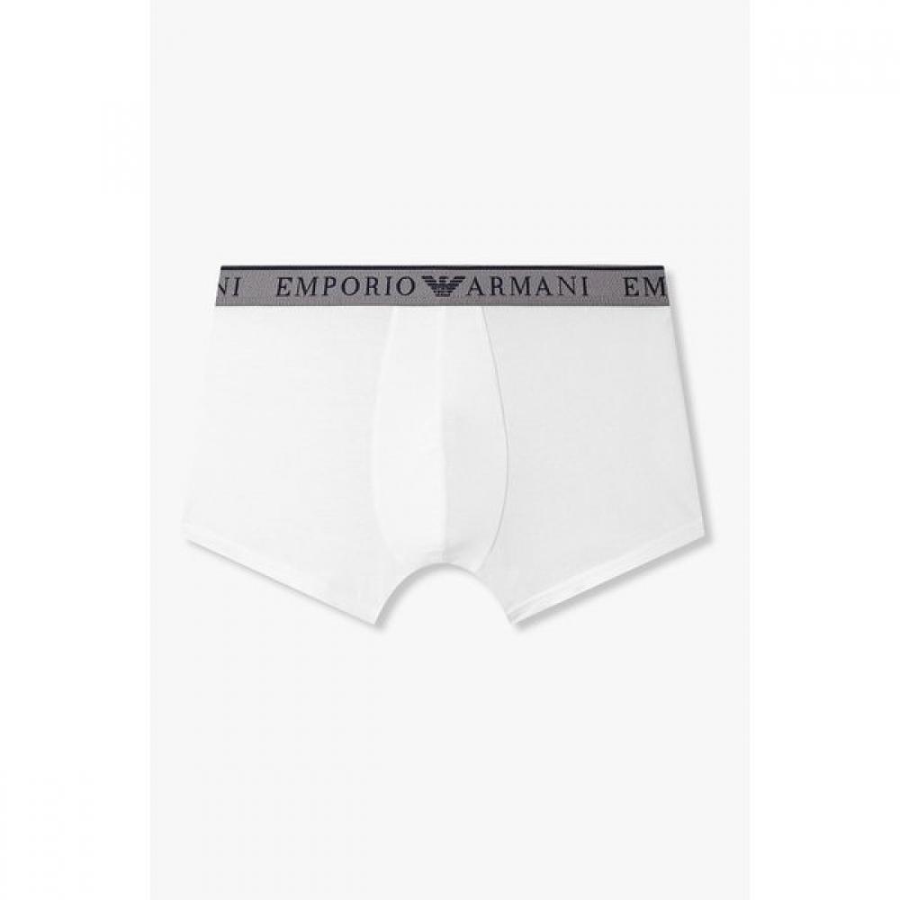 Emporio Armani Мужские хлопковые трусы 2 шт. Логотип-линия 0815312005 0815312006