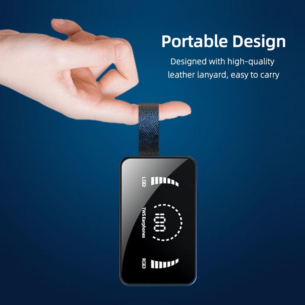 Беспроводные BT наушники Внутриканальные Спортивные Музыкальные Наушники Чип BT5.0 Светодиодный Интеллектуальный Цифровой Дисплей