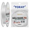TORAY Seabass PE Power Game 150 м 1 18 фунтов Белый №.