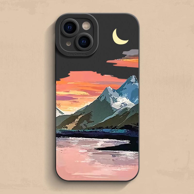 Oil Painting Seaside Shells Phone Case For Samsung Galaxy S25 S24 S23 UItra S22 Plus S21FE A56 A55 A54 A53 A33 A34 A35 A15 Cover