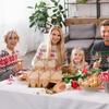 50 шт. Крафт-бумажные коробки для конфет Рождественские подарочные пакеты для подвешивания на елку Праздничный декор Свадебные сувениры Мини-коробки для угощений
