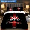 Football Club Emblem 3pcs K-pop music group Bedding set,Ideal for Bedroom, Dormitory,Including Duvet Cover And 2pcs Pillowcases,Fan gifts