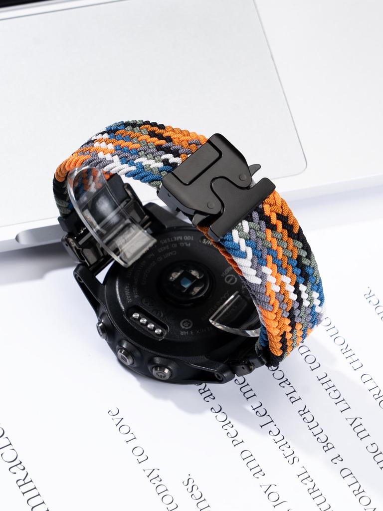 Эластичный ремешок из паракорда 61S для часов Garmin Fenix 8, 7X Pro, 955, 965
