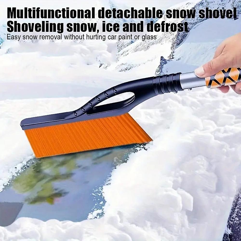 Double Head Snow Windshield Clean Scraper Heavy Duty Durable Snow Defrost Removal for Car Truck Auto