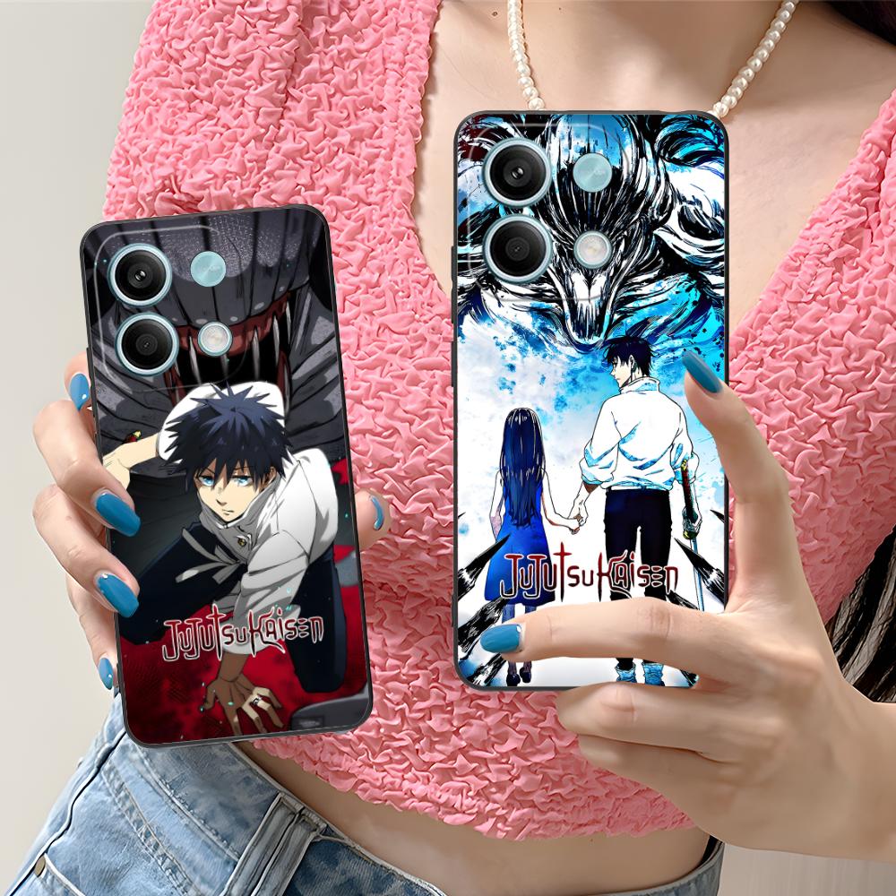 Чехол для телефона Jujutsu Kaisen Юта Оккоцу для Xiaomi Redmi 15 14 13 12 A5 3 2 1 C Plus 4G 5G Цветной Печатный Чехол Роскошный Красивый