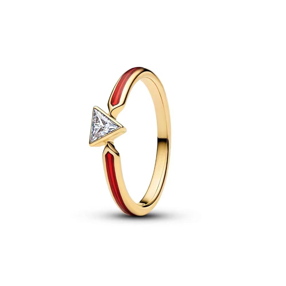 2026 New 925 Sterling Silver Ring Lover's Holiday Gift Jewelry Women Butterfly Pink Heart Golden Infinite Rings