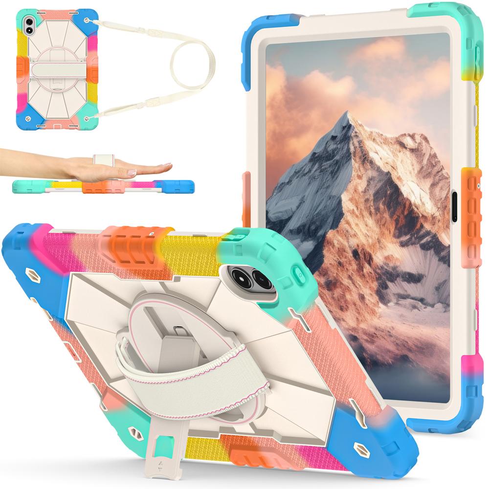 Силиконовые+ПК чехлы для планшета 12,1'' Xiaomi Redmi Pad 2 Pro/Poco Pad M1, противоударная обложка, Fundas, вращающаяся подставка, корпус