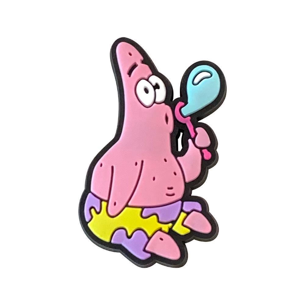 SpongeBob Croc Charms: 20 DIY Soft Rubber Shoe Accessories & PVC Buckle Ornaments