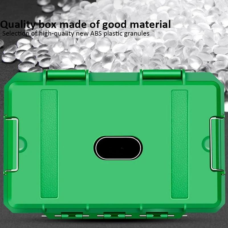 Portable Tool Box Waterproof Sealed Small Precision Instrument Parts Tool Storage Box Safety Protection Small Size Toolbox
