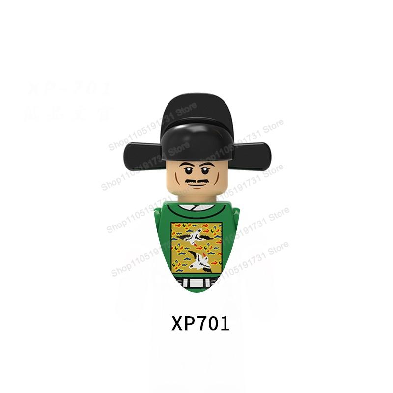 MOC Фигурки Китайских Солдат Строительные Блоки Замок Династии Шанчжоу Династии Цинь Воин Рыцари Армейские Аксессуары Кирпичики Игрушки