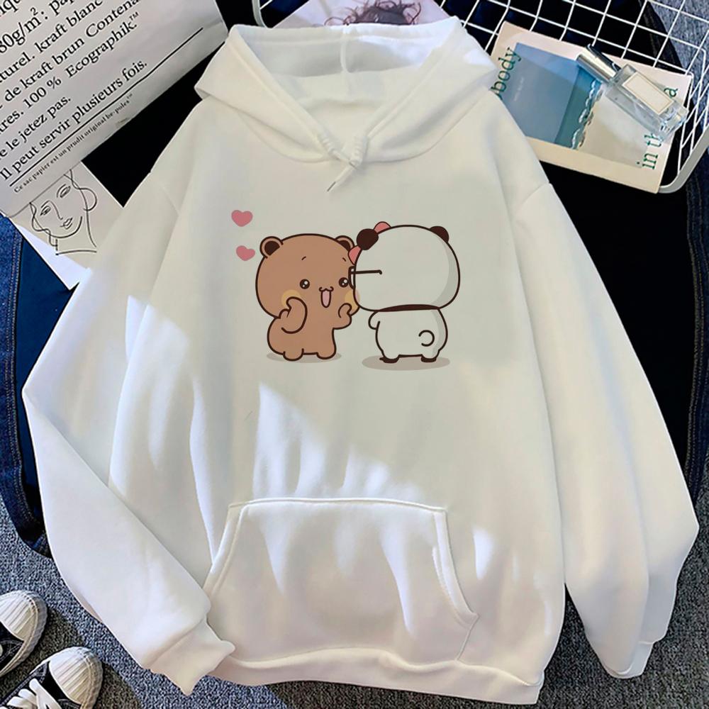 Толстовки Bubu Dudu, женские толстовки унисекс Kawaii, эстетичная уличная одежда 2023, женские японские толстовки