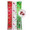 Foil Fringe Curtains Red Green White Tinsel Fringe Curtains Photo Booth Decor  Door Wall Decor