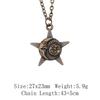Wedding Anniversary Anime Necklace Moon Star Sun Pentagram Necklace On The Neck 43cm Chain Clearance Sale Items Long Necklace