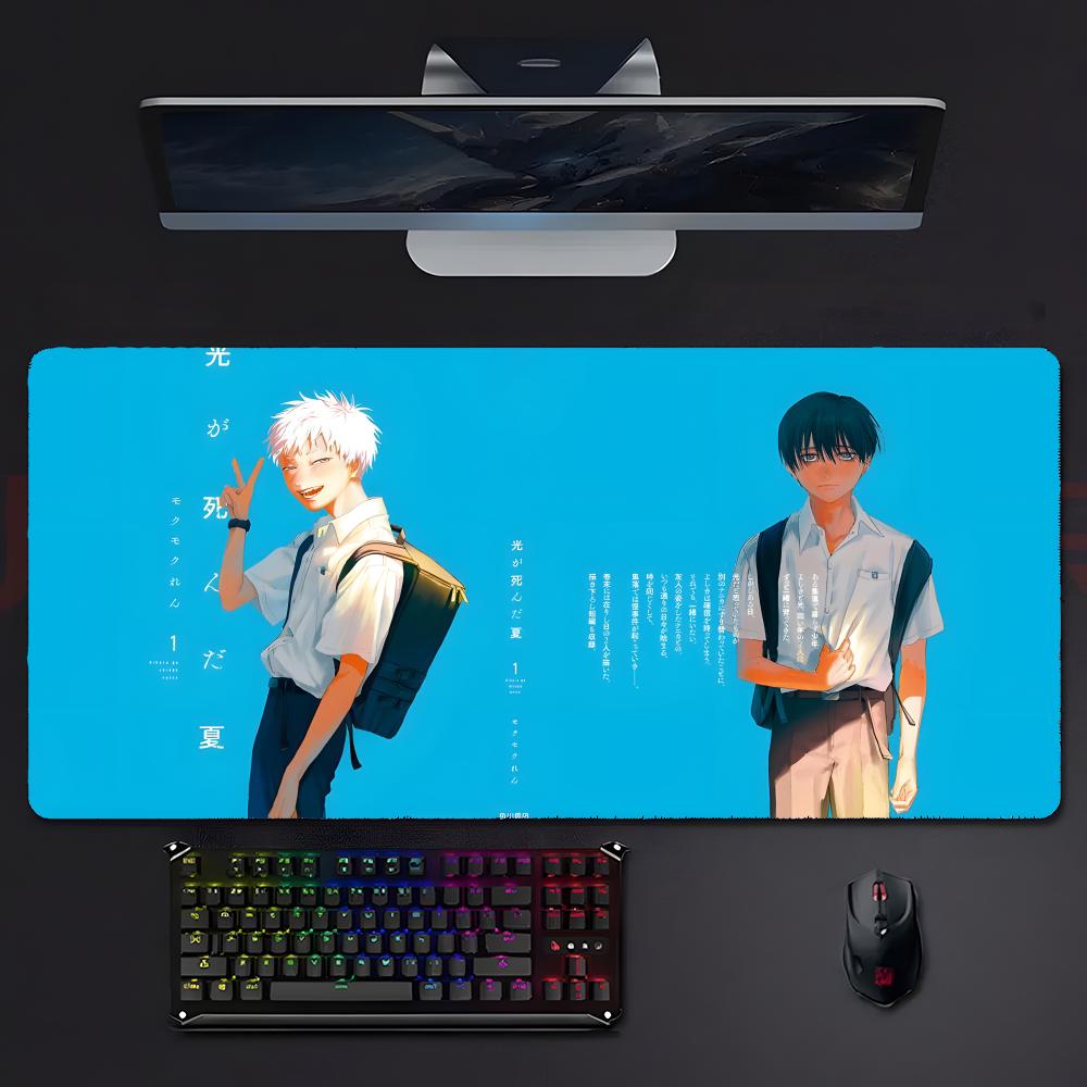 Emotional Anime The SSummer Hikaru Died Mouse Pad Large Gaming Mousepad With Stitched Edges Thickened Desk Mat Pc